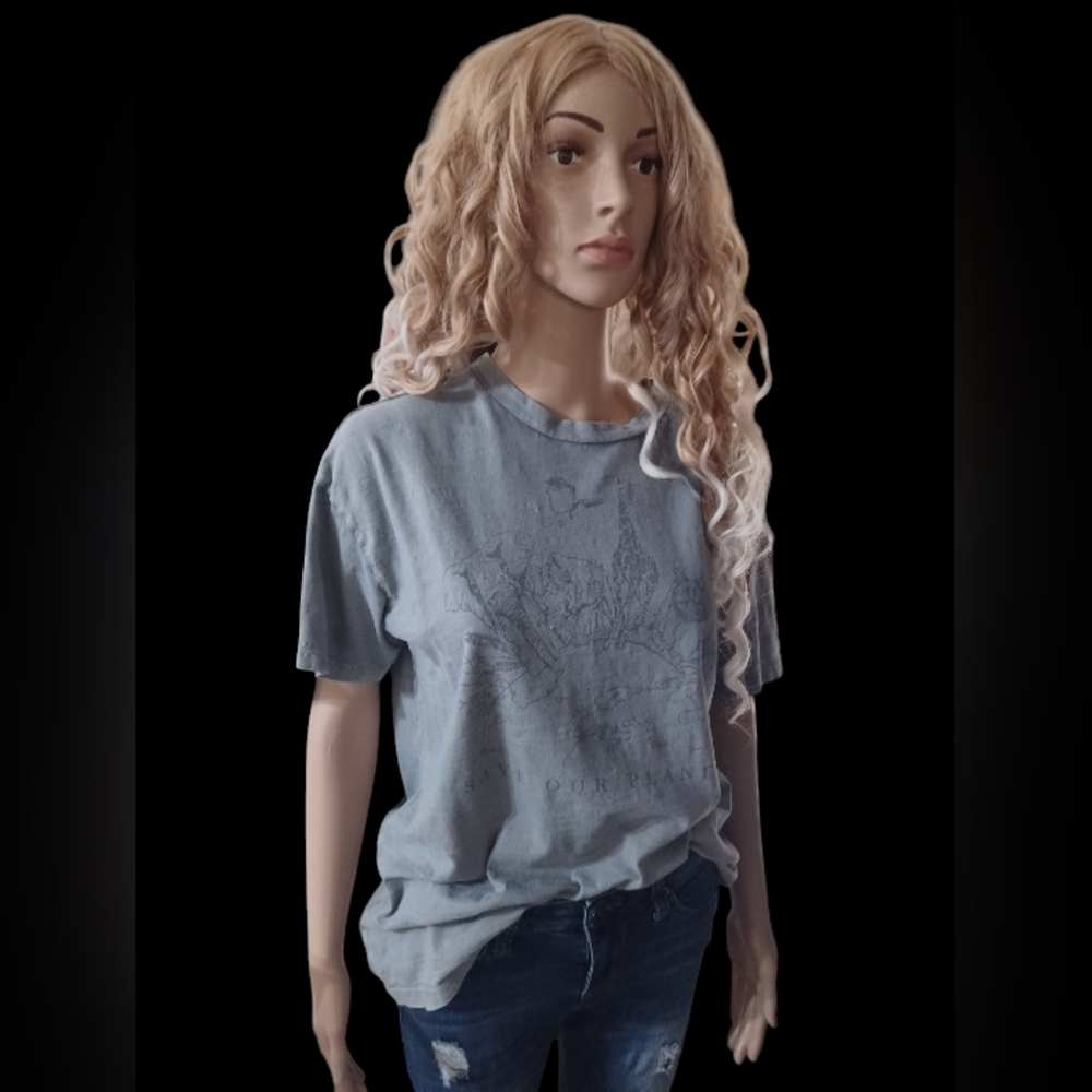 American Eagle Faded "SAVE OUR PLANET" Tee